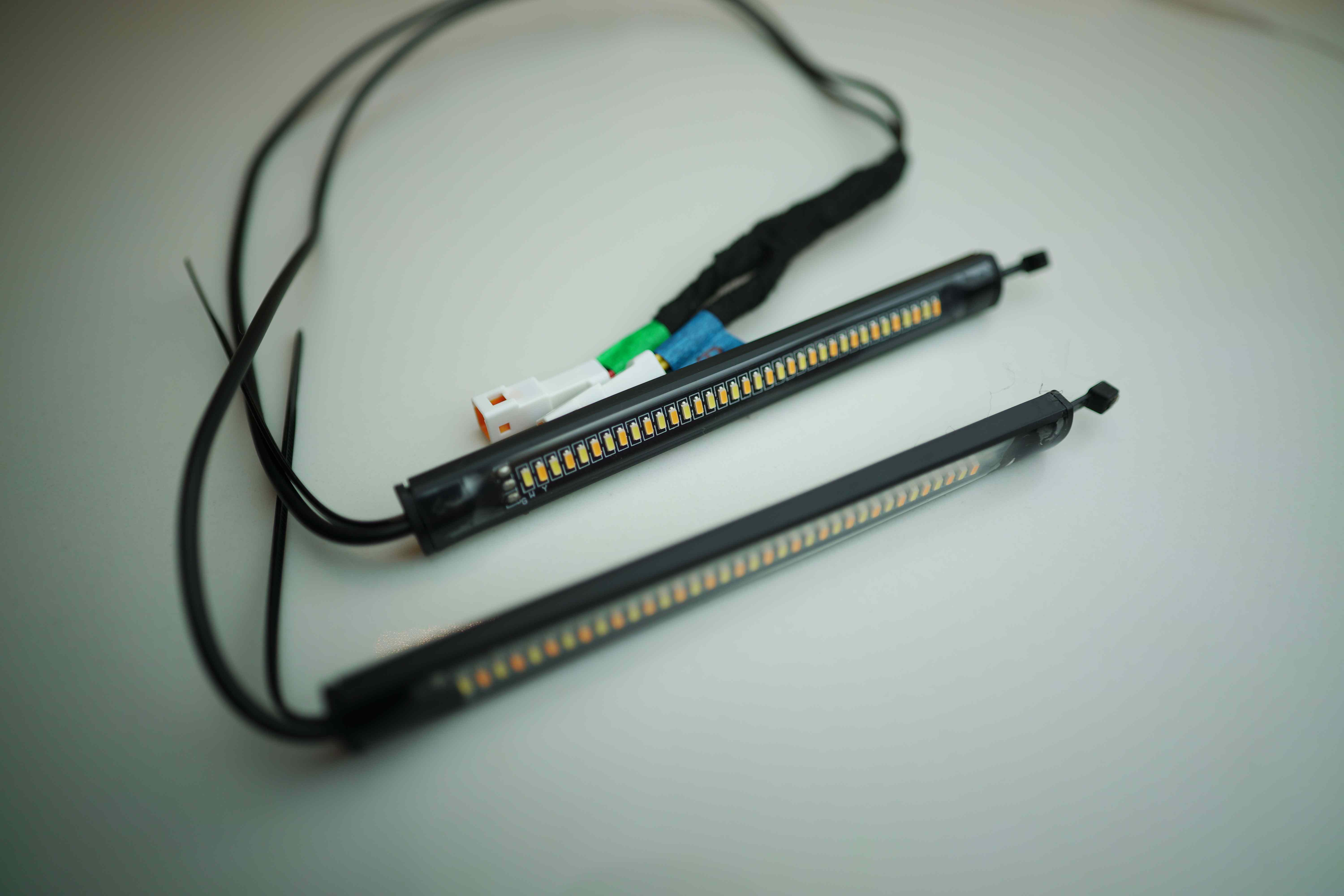 Front LED Strip Running Lights with Turn Signals